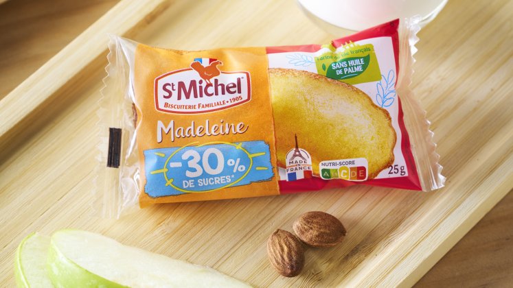 La 1ère Madeleine individuelle du marché avec un Nutriscore C