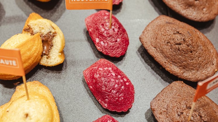 Nouveauté : la Madeleine Juste à Dorer saveur Framboise