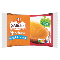 Madeleine chocolat au lait