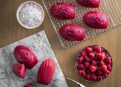 Testez notre petite madeleine Juste à Dorer au bon goût de Framboise !