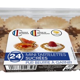 Blister mini tartelette sucrée