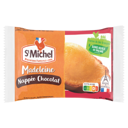 Madeleine nappée chocolat