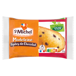 Madeleine pépites de chocolat