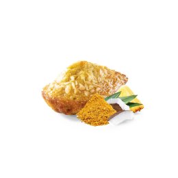 Petite madeleine salée curry coco